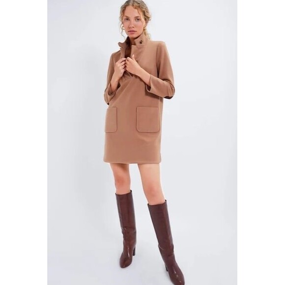 Tuckernuck Dresses & Skirts - Tuckernuck M Camel Emerson Coat Dress
